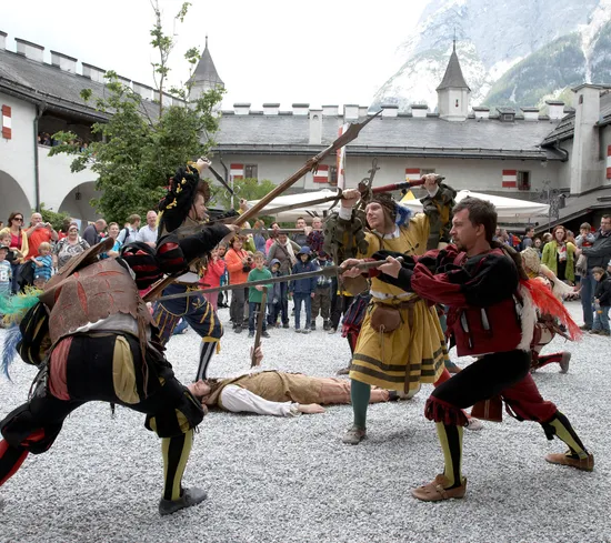 Veranstaltung Mittelalterliches Treiben auf der Burg Hohenwerfen