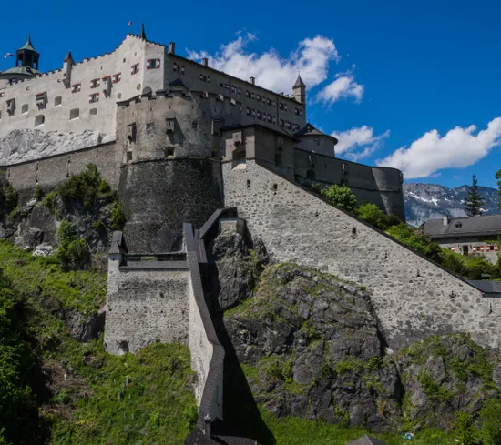 Burg Hohenwerfen von aussen