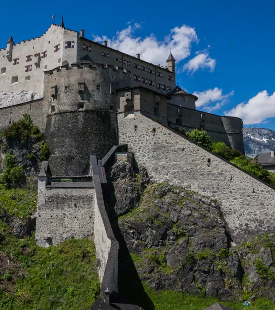 Burg Hohenwerfen von aussen