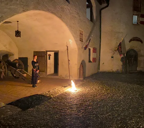 Mystische Nacht auf der Burg Hohenwerfen