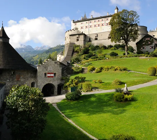 Burg Hohenwerfen Aufsicht
